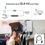 High Sensitivity CCTV Microphone with 45cm power/audio Cable - TAA Compliant