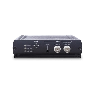 4K HD-TVI/ AHD/ HDCVI/ CVBS to HDMI/ VGA/ CVBS Converter with Loop Out & Audio Embedder - TAA Compliant