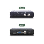 4K HD-TVI/ AHD/ HDCVI/ CVBS to HDMI/ VGA/ CVBS Converter with Loop Out & Audio Embedder - TAA Compliant