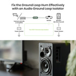 Stereo Audio Ground Loop Isolator - TAA Compliant