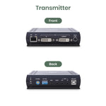 DVI USB/ Audio/ RS232 CAT5e KVM Extender - TAA Compliant