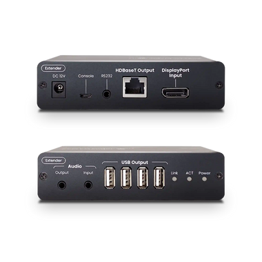 4K 60Hz DisplayPort KVM CAT6 Extender Kit 328ft - TAA Compliant