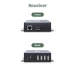 4K DisplayPort KVM with USB CAT5e Extender 150M - TAA Compliant