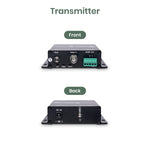 Single Channel HD-TVI/AHD/HDCVI/CVBS with RS485 Fiber Extender 20KM