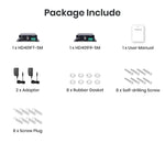 Single Channel HD-TVI/AHD/HDCVI/CVBS with RS485 Fiber Extender 20KM