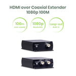 HDMI® over Coaxial Extender 1080p 100M - TAA Compliant