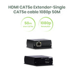 HDMI® CAT5e Extender-Single CAT5e cable 1080p 50M - TAA Compliant