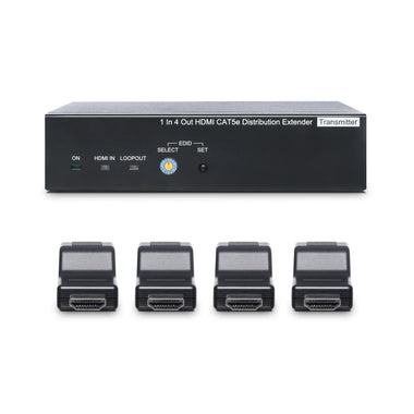 1 x 4 HDMI® Distribution Amplifier CAT5e Extender Kit - TAA Compliant