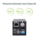 Ethernet over Coax Adapter Kit 800m at 100Mbps
