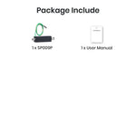 HD-TVI/AHD/HDCVI/CVBS POC (Power over Coax) Surge Protector - TAA Compliant