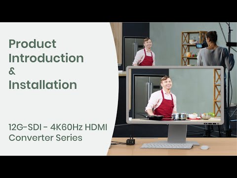 12G-SDI to HDMI® 2.0 Converter - TAA Compliant