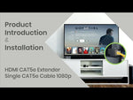 1080p HDMI® CAT5e Mini Extender – No External Power, Professional Grade, Tested Before Shipping, 45 Days Return – TAA Compliant
