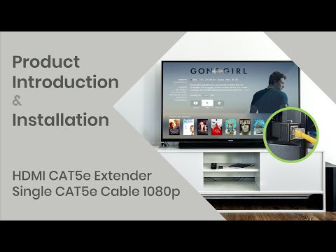 1080p HDMI® CAT5e Mini Extender – No External Power, Professional Grade, Tested Before Shipping, 45 Days Return – TAA Compliant