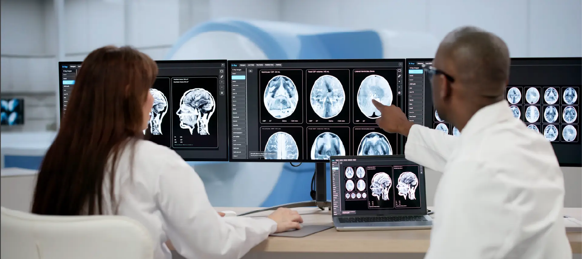 Fiber KVM Integration for fMRI Medical Display Systems