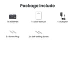 HDCVI/HDTVI/AHD/CVBS to CVBS Converter with Loop out - TAA Compliant