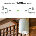 Stereo/Mini Stereo Audio CAT5e Extender Kit - TAA Compliant