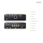 HDBaseT 3.0 4K60Hz DisplayPort KVM/USB 2.0 Extender Set, Up to 328ft, Uncompressed Video, Zero-Latency, RS232 - TAA Compliant