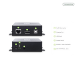 HDBaseT 4K30Hz DisplayPort KVM/USB 2.0 Extender Set, Up to 100 m, Uncompressed Video, Zero-Latency, RS232 - TAA Compliant
