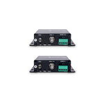 Single Channel HD-TVI/AHD/HDCVI/CVBS with RS485 Fiber Extender 20KM