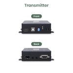 4K60Hz HDMI® & USB/IR/RS232 KVM Fiber Optic Extender
