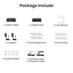 4K60Hz HDMI® & USB/IR/RS232 KVM Fiber Optic Extender