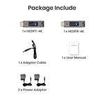 Compact 4K HDMI® Fiber Extender 1KM