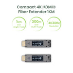 Compact 4K HDMI® Fiber Extender 1KM