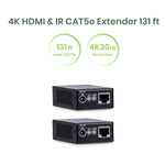 4K HDMI® & IR CAT5e Extender 40M - TAA Compliant