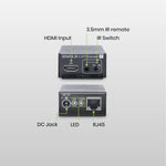 4K HDMI® & IR CAT5e Extender 40M - TAA Compliant