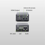 4K HDMI® & IR CAT5e Extender 40M - TAA Compliant