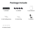 1 x 4 HDMI® Distribution Amplifier CAT5e Extender Kit - TAA Compliant