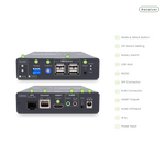 SwiftSync 2.0 4K60Hz HDMI® USB/Audio/RS232/IR CAT6/Fiber KVM Extender 100m/60km - TAA Compliant