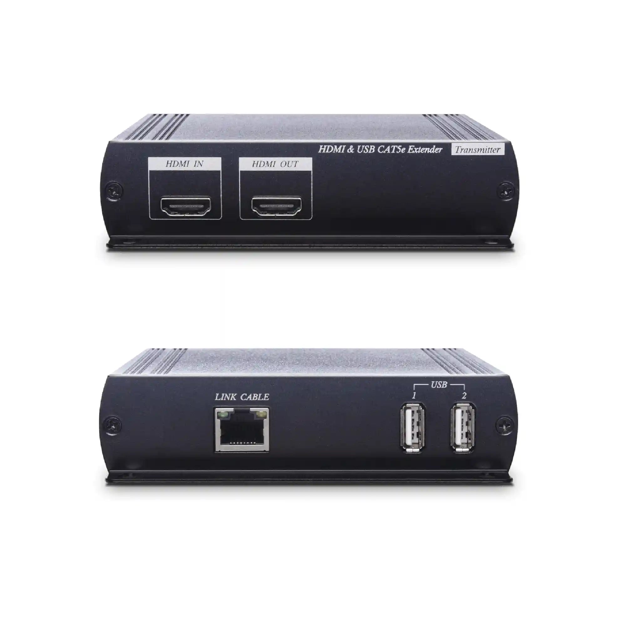 KVM Extender HDMI Over Cat5e/Cat6 150 Metri - Trasmissione 1080p Con USB Per Tastiera E Mouse, Supporto Loop Out, Per Ufficio E Home Theater