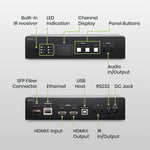 4K60Hz HDMI® USB/Audio/RS232/IR KVM over PoE Extender - TAA Compliant