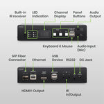 4K60Hz HDMI® USB/Audio/RS232/IR KVM over PoE Extender - TAA Compliant
