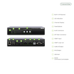 SwiftSync 4K HDMI® KVM & USB, RS232 , IR, Audio over PoE Encoder/Decoder Set - TAA Compliant