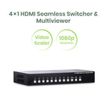 4 x 1 HDMI® Seamless Switcher & Multiviewer - TAA Compliant