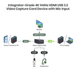 4K144Hz HDMI® to USB 3.2 Gen 1 Video Capture Box (Coming Soon)