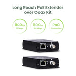 Long Reach PoE Extender over Coax Kit