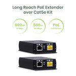 Long Reach PoE Extender over Cat5e Kit