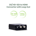 3G/ HD-SDI to HDMI Converter with Loop Out - TAA Compliant