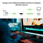 3G/ HD-SDI to HDMI Converter with Loop Out - TAA Compliant