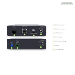 SwiftSync 4K60Hz USB-C (DP Alt Mode)/RS232/ KVM CAT5e/6 / Fiber Optic Extender (100W PD 3.0)