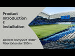 4K60Hz Compact HDMI® Fiber Extender 984ft/300m