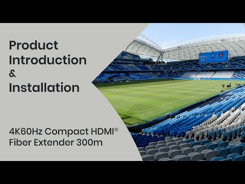 4K60Hz Compact HDMI® Fiber Extender 984ft/300m